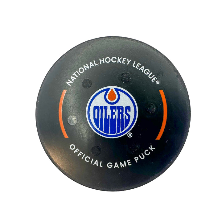 Connor McDavid Edmonton Oilers Goal Puck - Dec. 8/2023 vs Minnesota Wild #24226