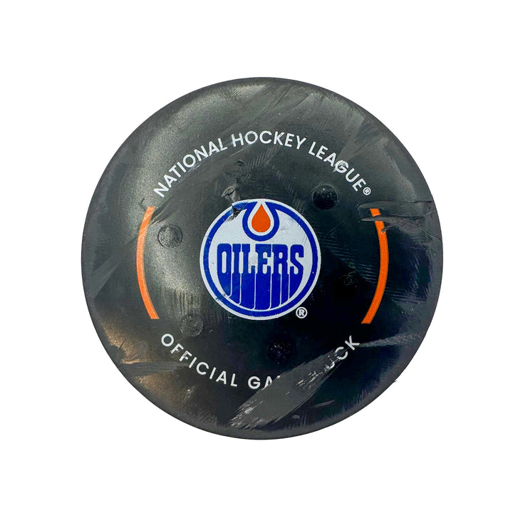 Connor McDavid Edmonton Oilers Goal Puck - Mar. 3/2024 vs Pittsburgh Penguins #24393