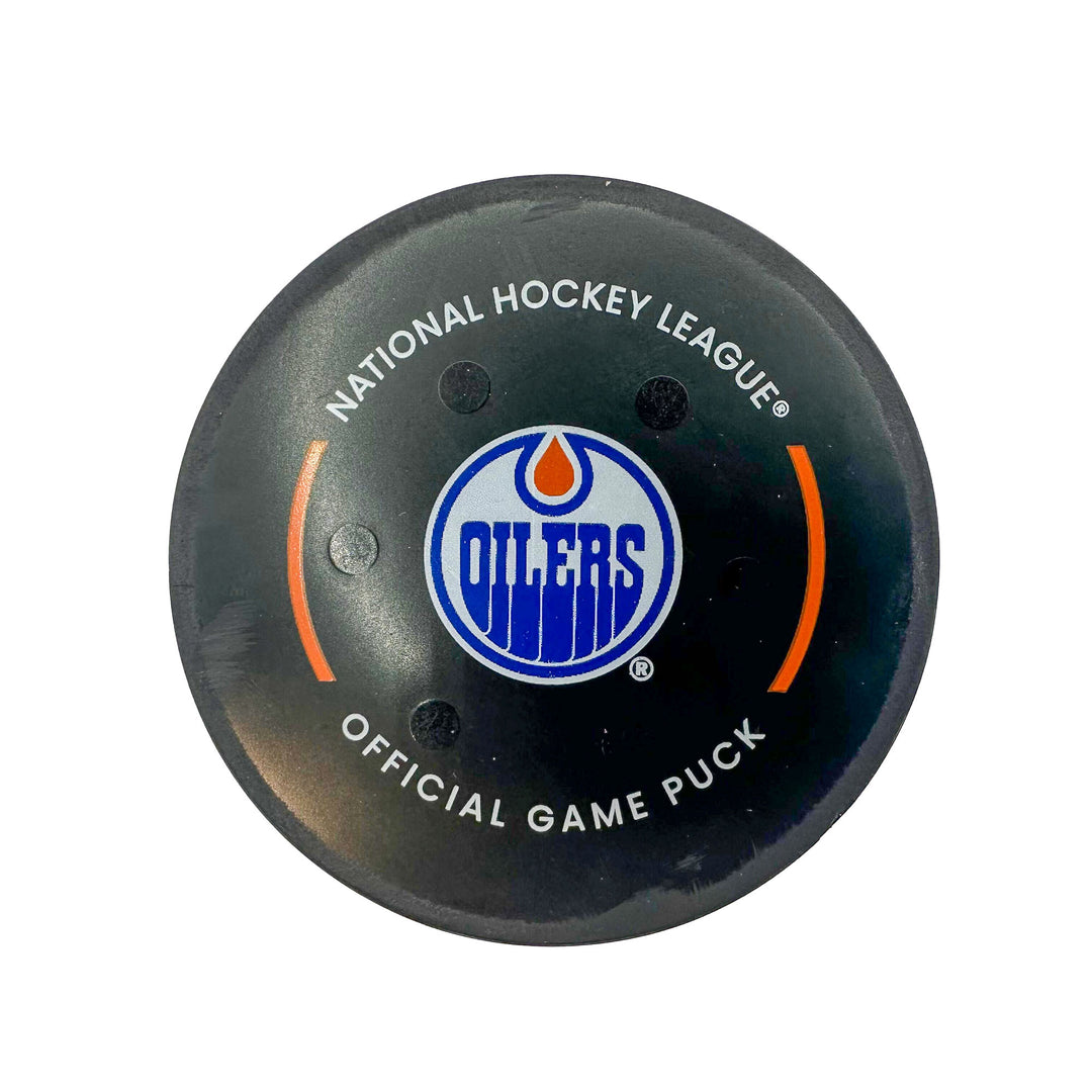 Connor McDavid Edmonton Oilers Goal Puck - Apr. 5/2024 vs Colorado Avalanche #24560