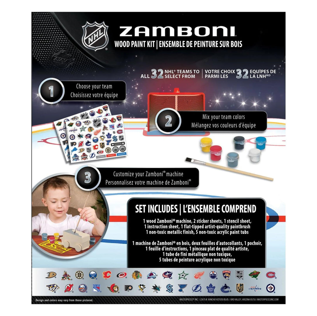 NHL Zamboni Wood Paint Kit