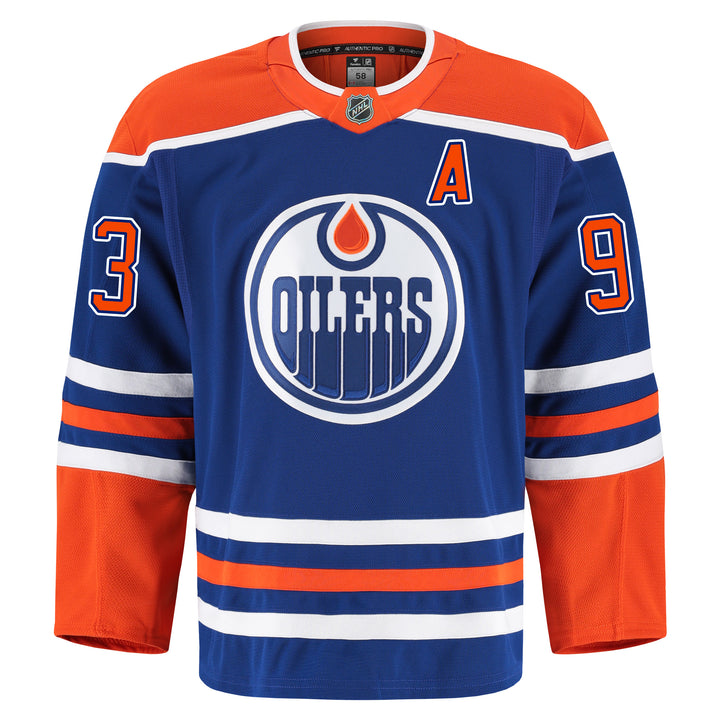 Ryan Nugent-Hopkins Edmonton Oilers Fanatics Authentic Pro On Ice Royal Blue Home Jersey