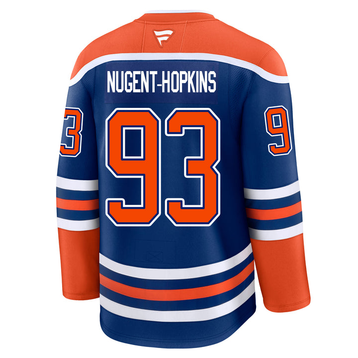 Ryan Nugent-Hopkins Edmonton Oilers Fanatics Premium Royal Blue Home Jersey