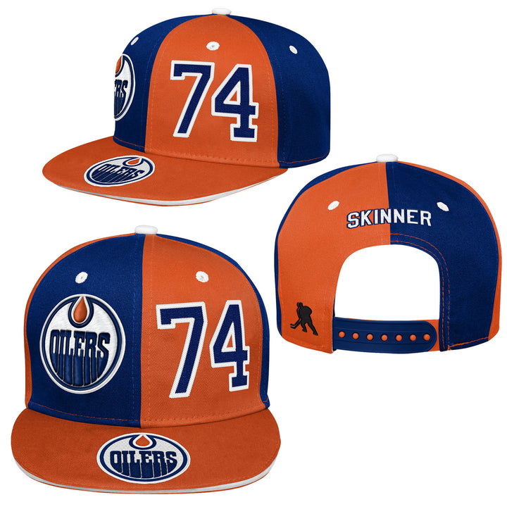 Stuart Skinner Edmonton Oilers Youth Outerstuff Pandemonium Snapback Hat