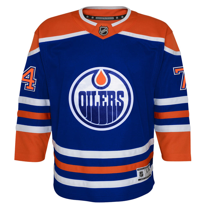 Stuart Skinner Edmonton Oilers Youth Royal Blue Home Jersey