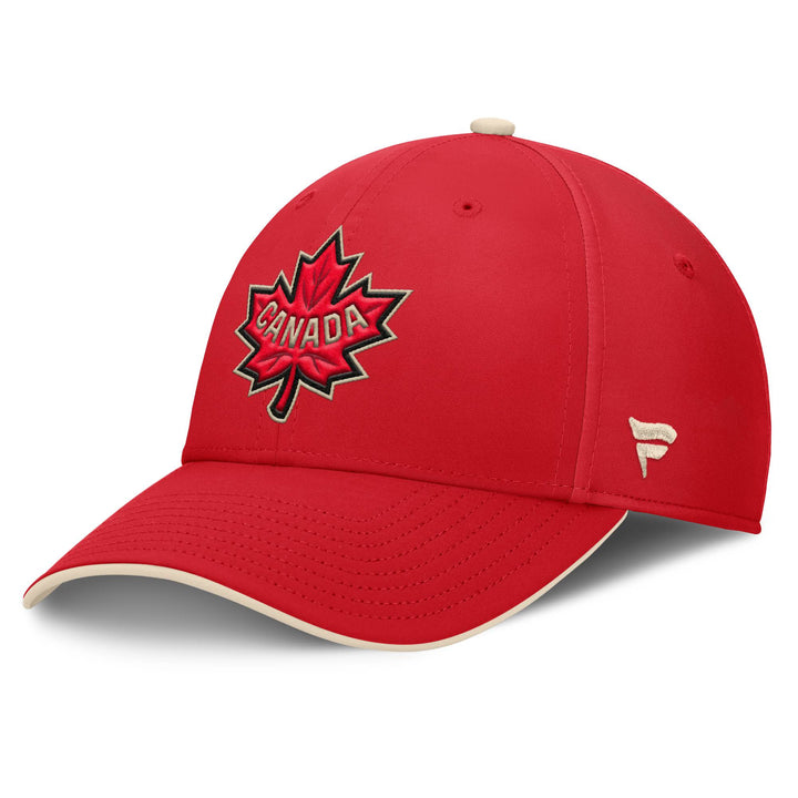 Team Canada 2025 4 Nations Face-Off Fanatics Red Flex Fit Hat