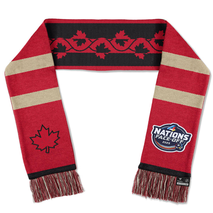 Team Canada 2025 4 Nations Face-Off Fanatics Red Scarf