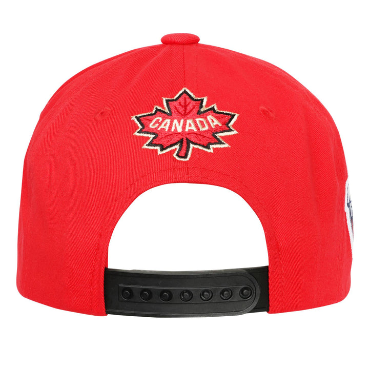 Team Canada 2025 4 Nations Face-Off Youth Outerstuff Red Snapback Hat