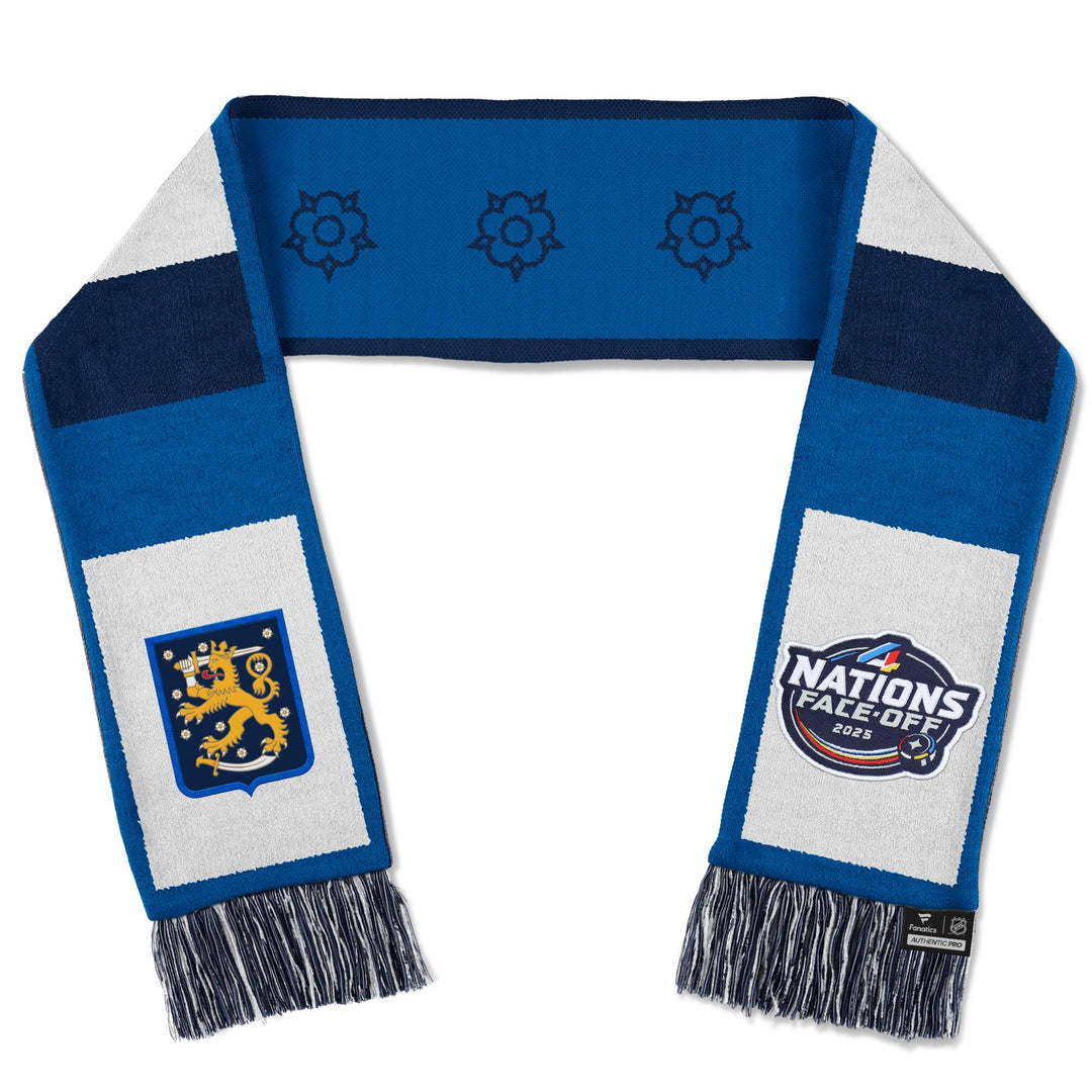 Team Finland 2025 4 Nations Face-Off Fanatics Blue Scarf