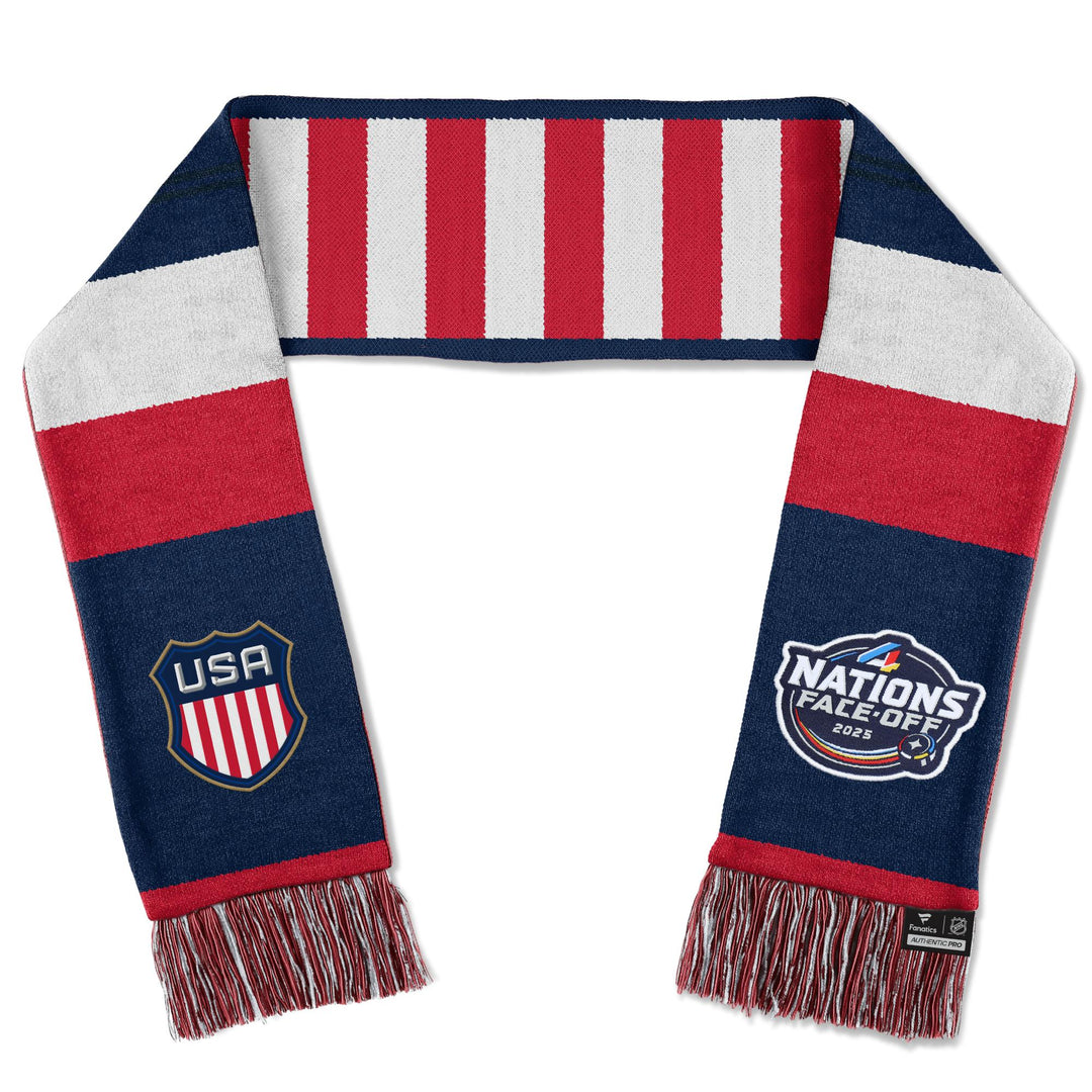 Team USA 2025 4 Nations Face-Off Fanatics Navy Scarf