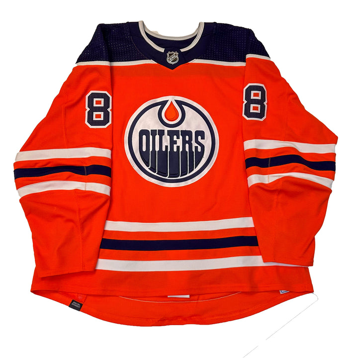 Kyle Turris Edmonton Oilers Game Worn Jersey - 2021-22 Orange Set #2 - U05335