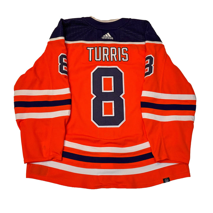 Kyle Turris Edmonton Oilers Game Worn Jersey - 2021-22 Orange Set #2 - U05335