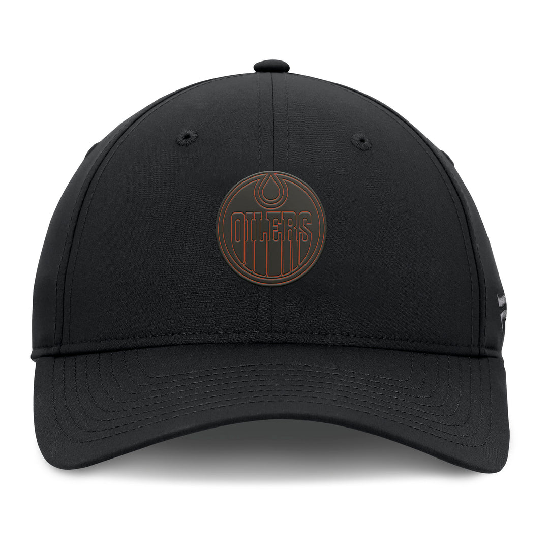 Edmonton Oilers 2024-25 Fanatics Black Authentic Pro Road Adjustable Hat