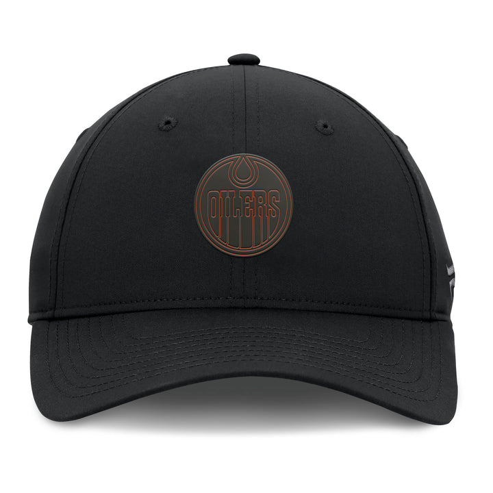 Edmonton Oilers 2024-25 Fanatics Black Authentic Pro Road Adjustable Hat