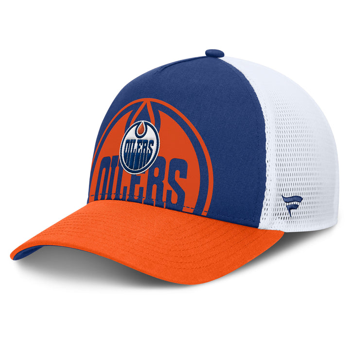 Edmonton Oilers 2024-25 Fanatics Orange Authentic Pro Rink Hometown Trucker Snapback Hat