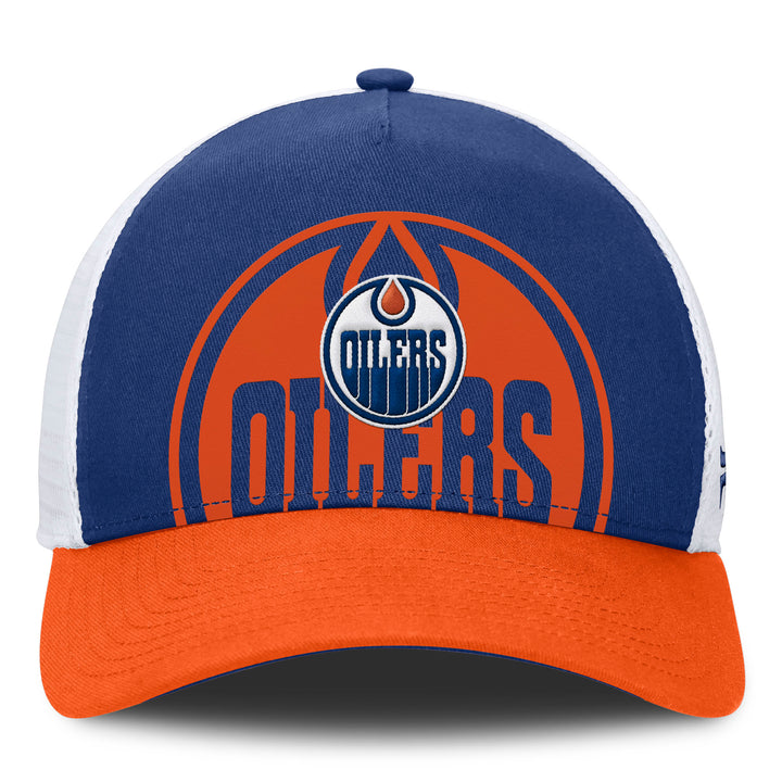 Edmonton Oilers 2024-25 Fanatics Orange Authentic Pro Rink Hometown Trucker Snapback Hat