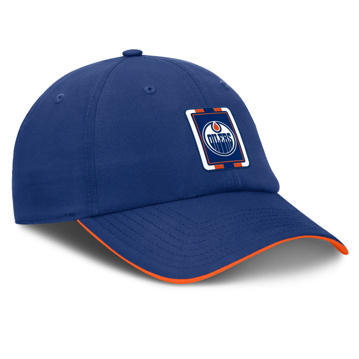 Edmonton Oilers 2024-25 Fanatics Rink Pinnacle Blue Unstructured Adjustable Hat