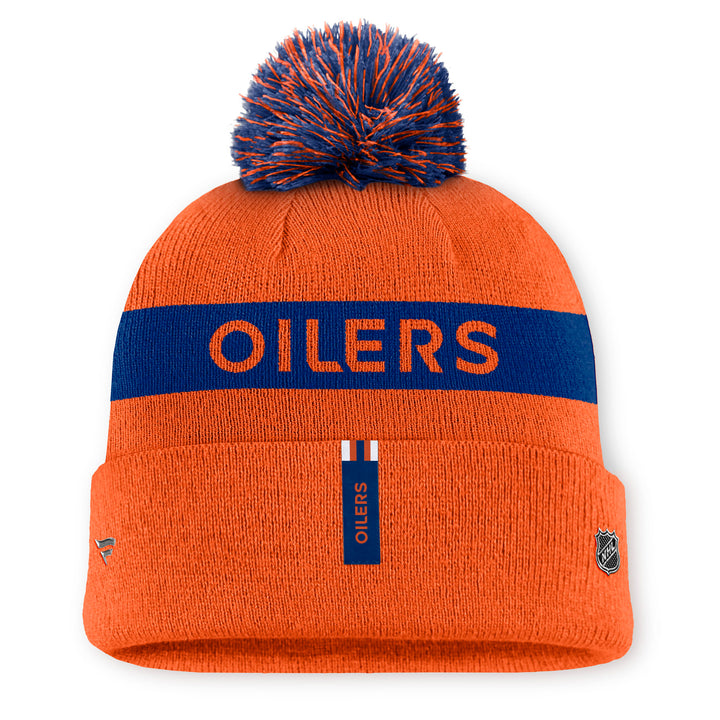 Edmonton Oilers 2024-25 Women's Fanatics Orange Authentic Pro Rink Cuffed Toque