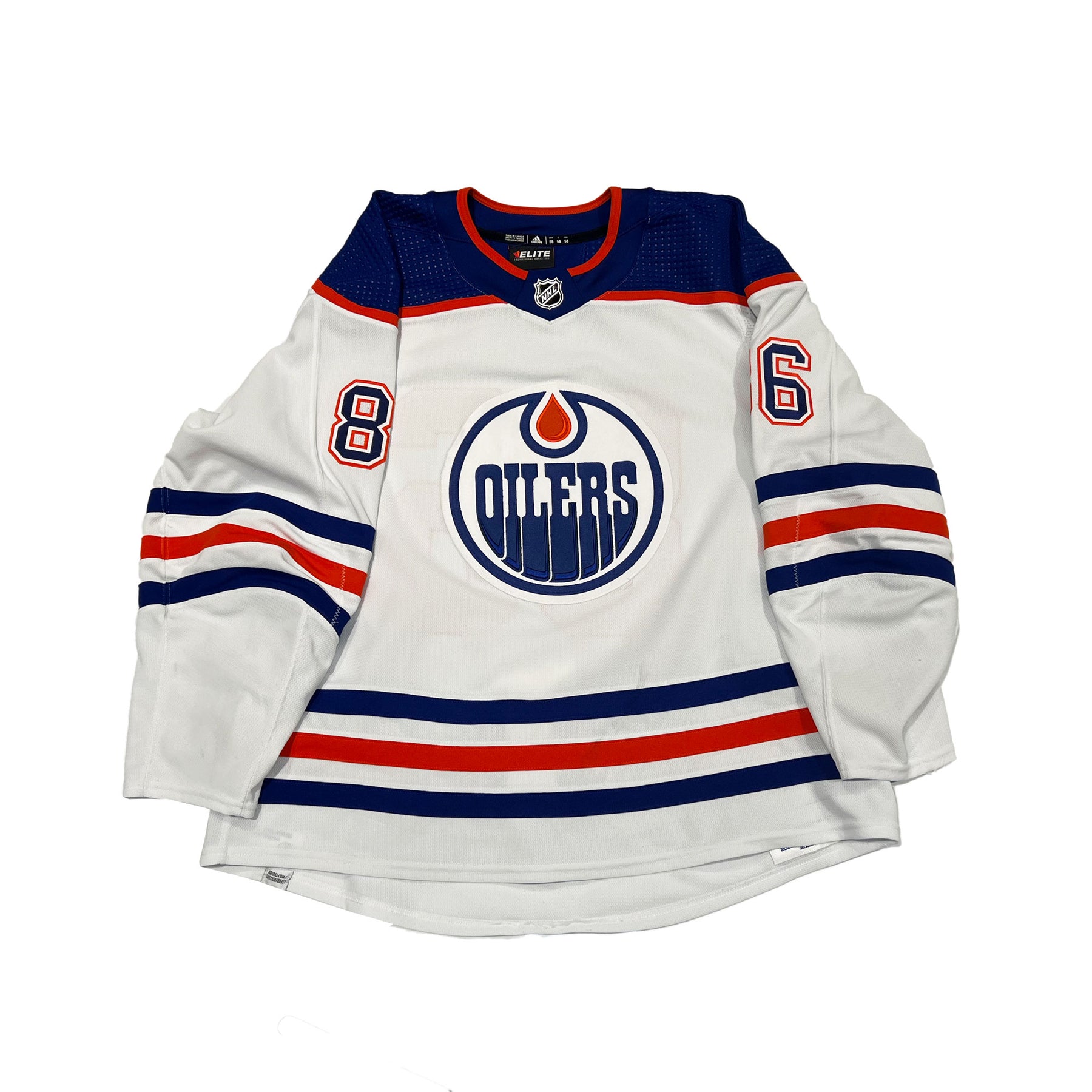 Philip Broberg #86 - 2022-23 Edmonton Oilers Game-Worn Reverse Retro Set #3  Jersey (Worn 2 Games) - NHL Auctions