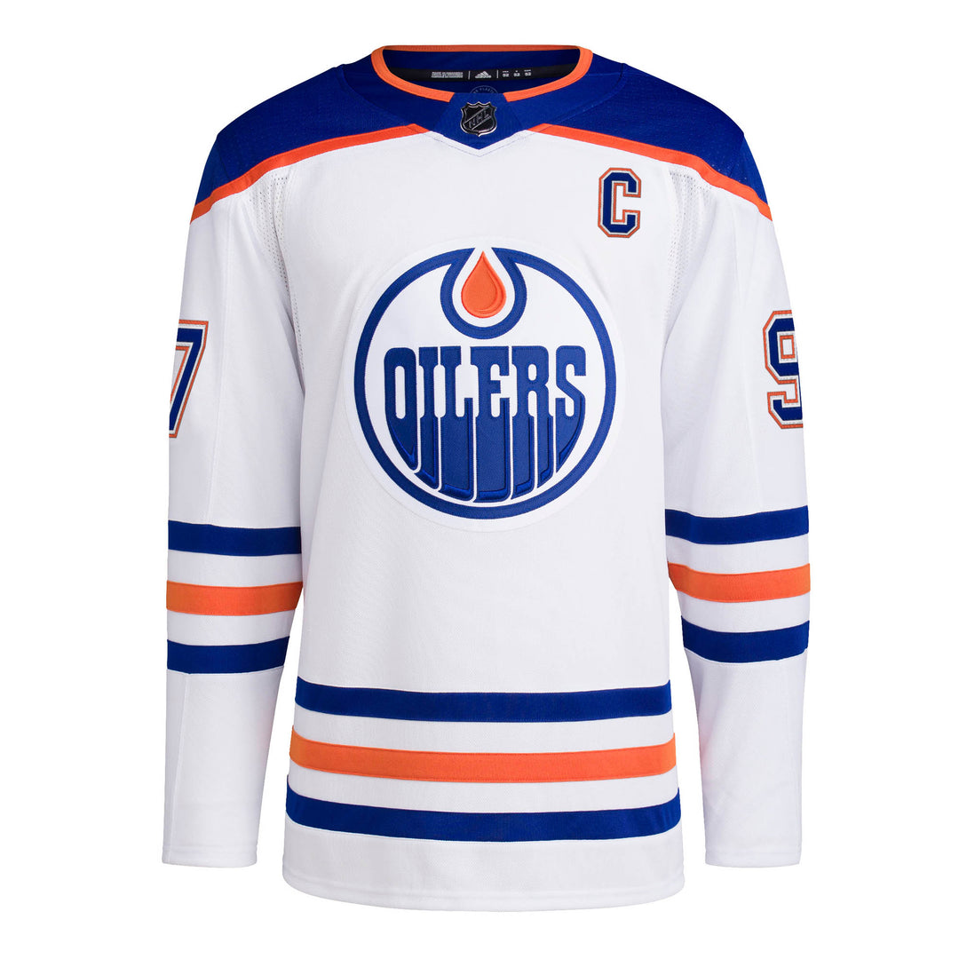 Connor McDavid Edmonton Oilers Adidas Orange Jersey