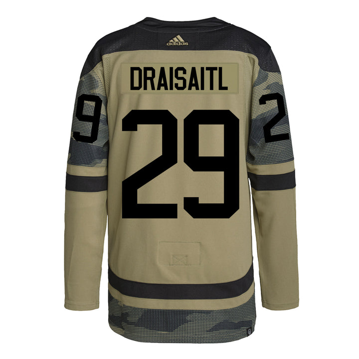 Leon Draisaitl Edmonton Oilers Primegreen Authentic Camo/Military Appreciation Jersey