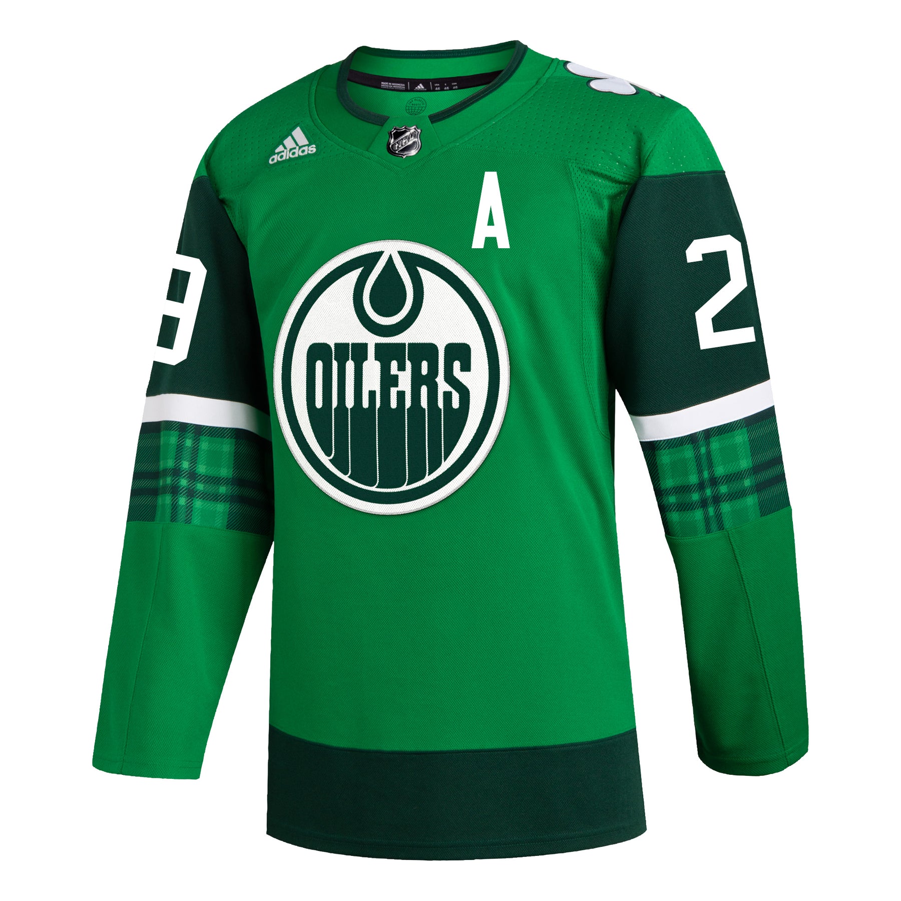 Leon Draisaitl Edmonton Oilers 2022 Adidas Primegreen Authentic NHL Hockey  Jersey