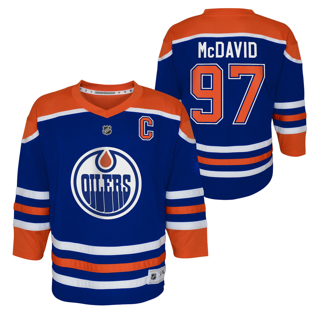 Connor McDavid Edmonton Oilers Youth Alternate Premier Player Jersey - Navy