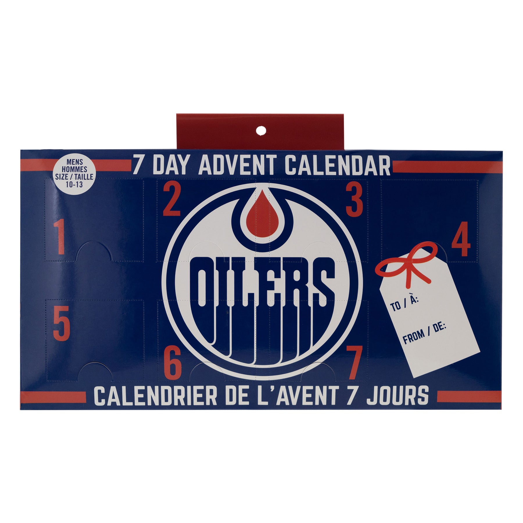 Edmonton Oilers 7Pack Dress Socks Advent Calendar ICE District