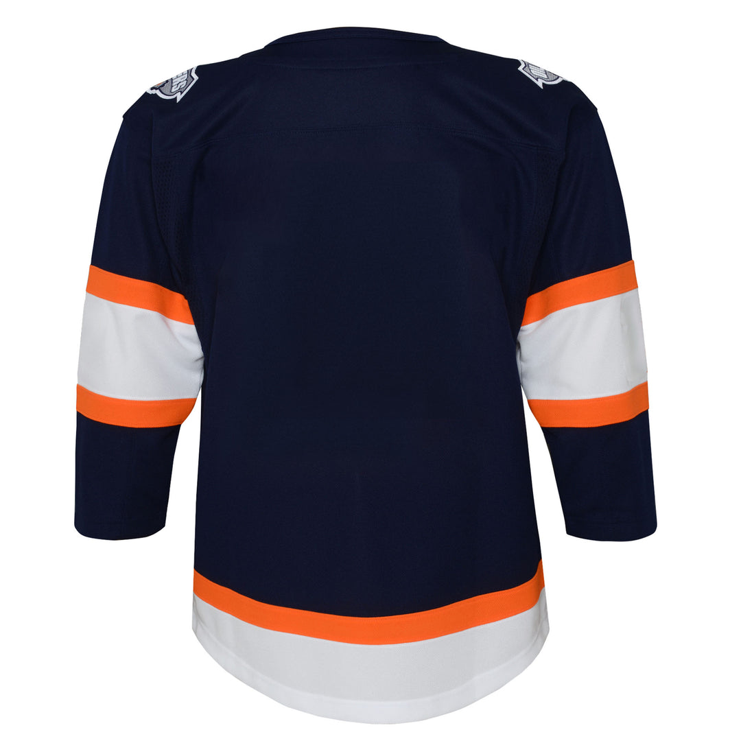 Custom Edmonton Oilers Hockey Jersey Name and Number 2022-23 Navy Reverse Retro