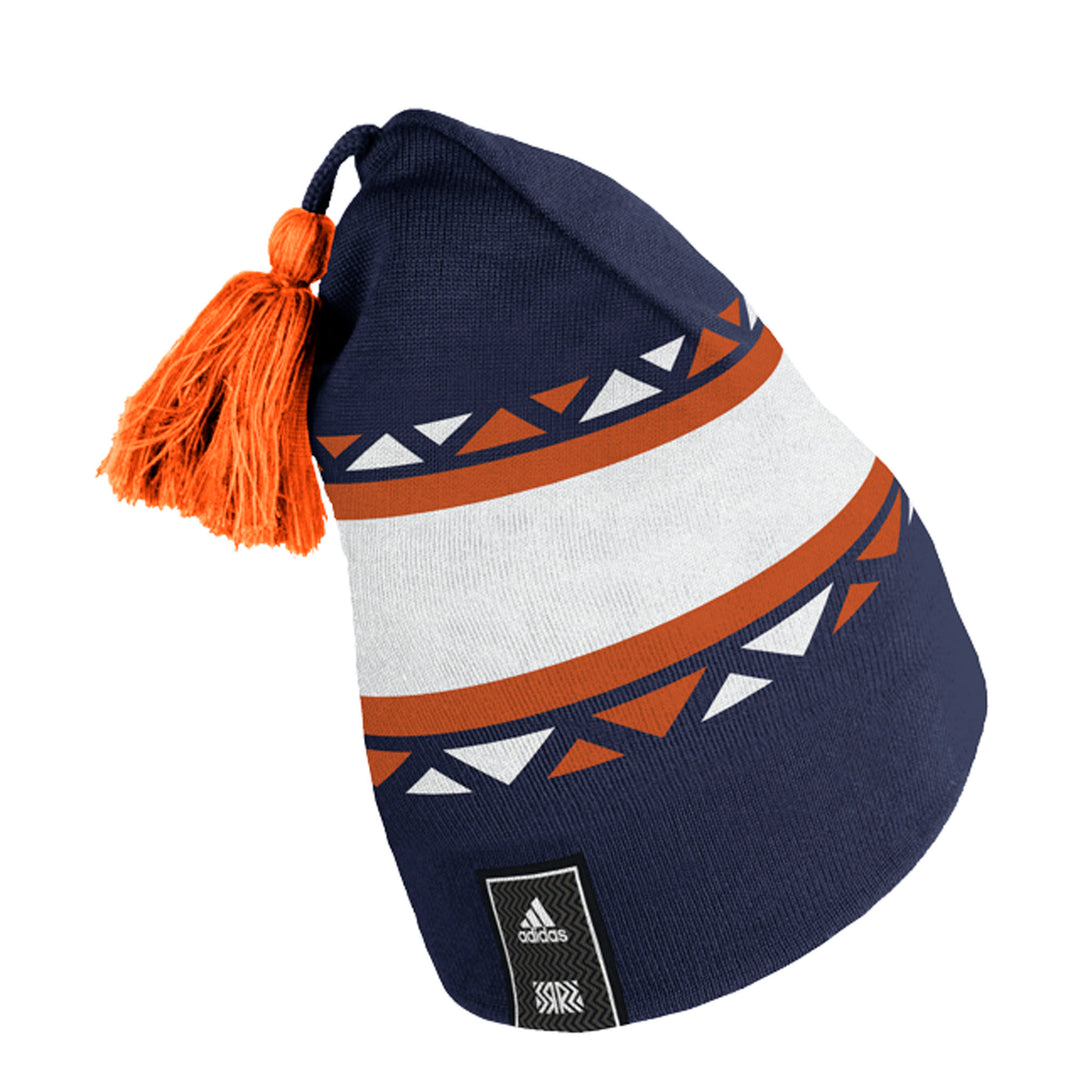 Edmonton Oilers adidas Reverse Retro Toque w/ Pom