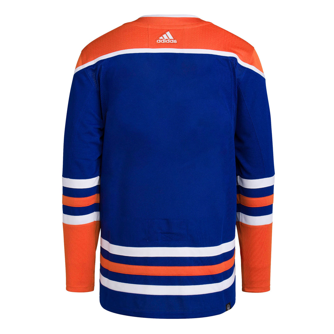 Edmonton Oilers Adidas Primegreen Authentic Royal Blue Home Jersey 46