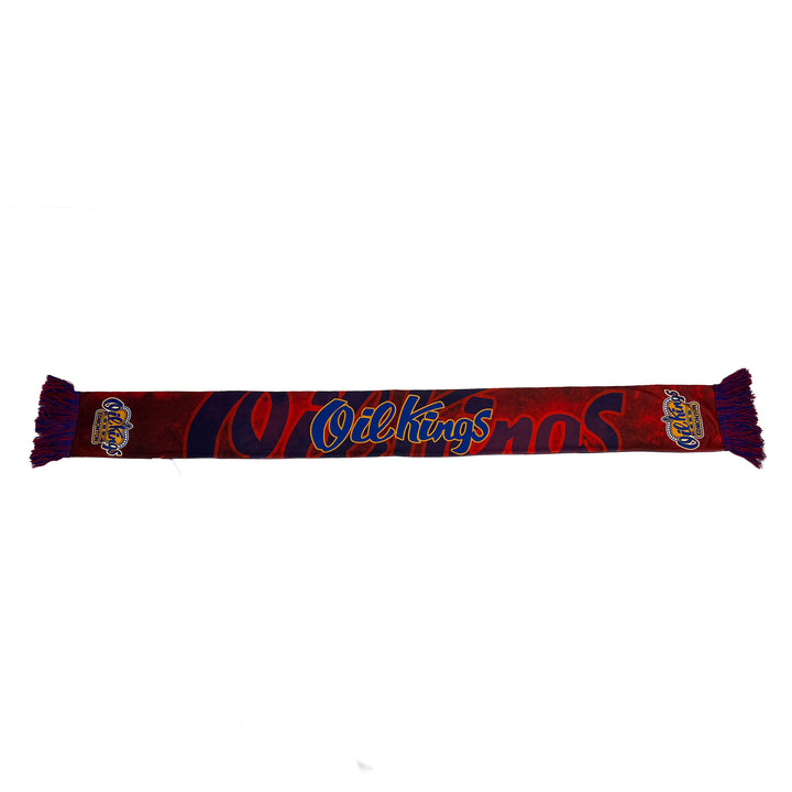 Edmonton Oil Kings Wordmark Printed Scarf