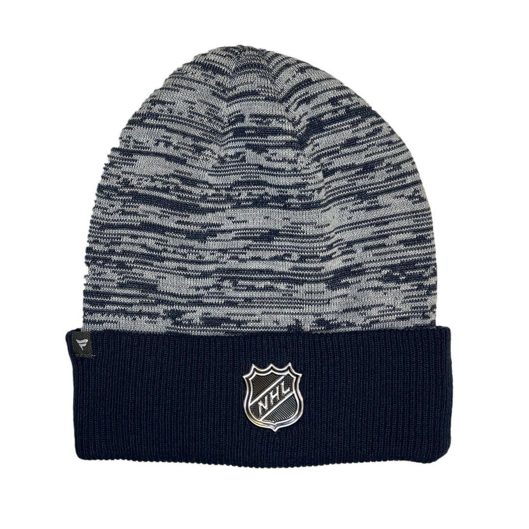 Edmonton Oilers Authentic Pro Navy Clutch Cuffed Beanie