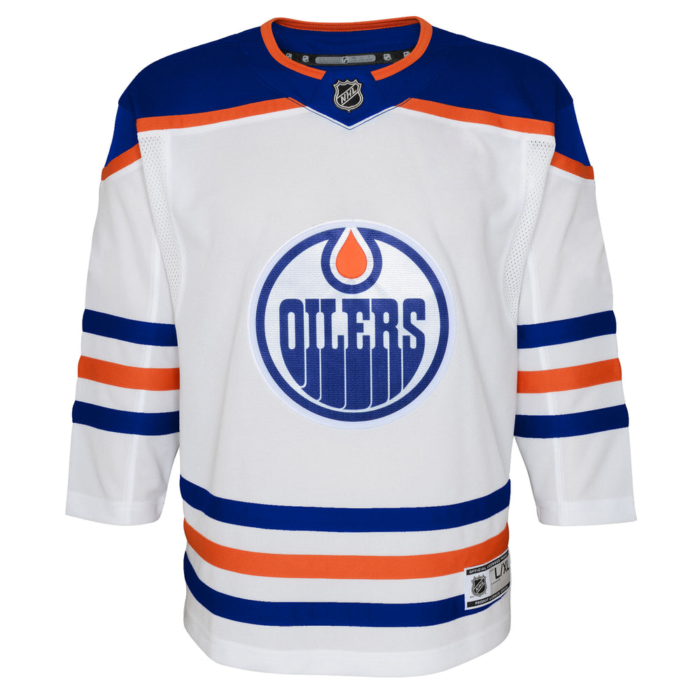 Edmonton Oilers adidas Primegreen Authentic White Away Jersey – ICE  District Authentics