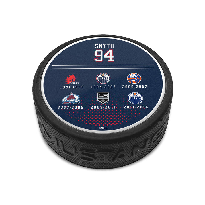 Ryan Smyth Edmonton Oilers Retirement Limited Edition 5-Puck Set